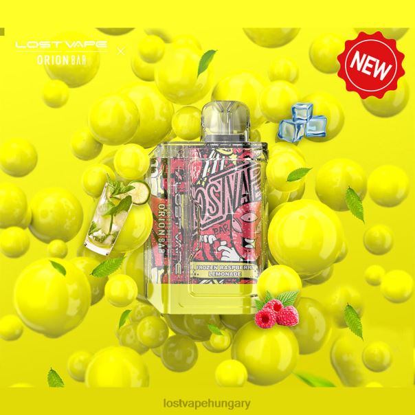 Lost Vape Orion bár eldobható | 7500 puff | 18 ml | 50 mg fagyasztott málnás limonádé 42N4D92 - Lost Vape Flavors Magyarország