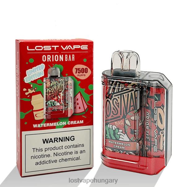 Lost Vape Orion bár eldobható | 7500 puff | 18 ml | 50 mg görögdinnye krém 42N4D99 - Lost Vape Pods Near Me